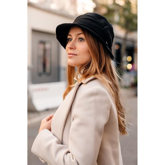 ✨ Comhats Vintage Cloche Women Black Packable Ladies Church Derby Bucket Hats